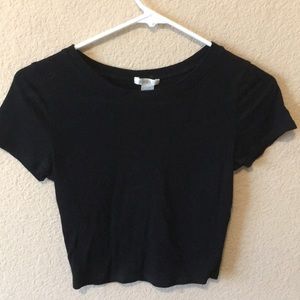 Black crop top